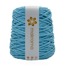Cargar imagen en el visor de la galería, Hilaza Algodón 4mm Makrama 1kg Azul Celeste