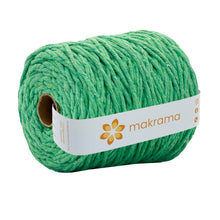 Cargar imagen en el visor de la galería, Hilaza Algodón 4mm Makrama 1kg Verde Manzana