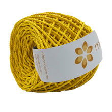 Cargar imagen en el visor de la galería, Cuerda Algodón Mini 2mm Makrama 150gr Amarillo