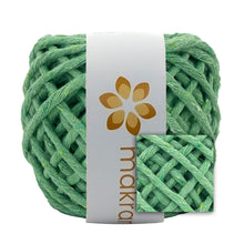Cargar imagen en el visor de la galería, Hilaza Algodón Mini 4mm Makrama 150gr Verde Manzana