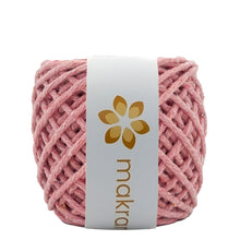 Cargar imagen en el visor de la galería, Hilaza Algodón Mini 3mm Makrama 150gr Rosa Crema