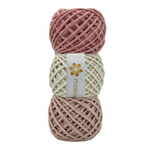 Cargar imagen en el visor de la galería, Kit Hilaza Algodón 3mm Makrama Colores Varios 3pz