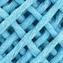 Cargar imagen en el visor de la galería, Hilaza Algodón Mini 4mm Makrama 150gr Azul Celeste
