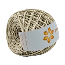 Cargar imagen en el visor de la galería, Cuerda Algodón Mini 2mm Makrama 150gr Café Latte