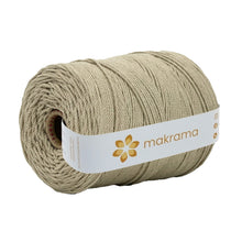Cargar imagen en el visor de la galería, Cuerda Algodón 2mm Makrama 1kg Café Latte