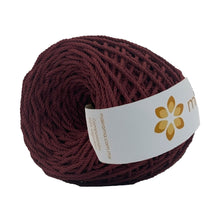 Cargar imagen en el visor de la galería, Cuerda Algodón Mini 2mm Makrama 150gr Rojo Grosella