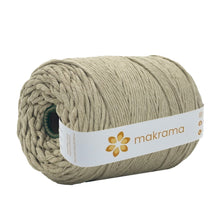Cargar imagen en el visor de la galería, Hilaza Algodón 3mm Makrama 1kg Café Latte