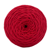 Cargar imagen en el visor de la galería, Cuerda Algodón 2mm Makrama 500gr Rojo Escarlata