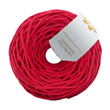 Cargar imagen en el visor de la galería, Cuerda Algodón Mini 2mm Makrama 150gr Rojo Escarlata