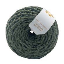 Cargar imagen en el visor de la galería, Cuerda Algodón Mini 2mm Makrama 150gr Verde Oliva