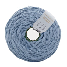 Cargar imagen en el visor de la galería, Hilaza Algodón 3mm Makrama 1kg Azul Pastel
