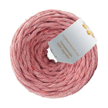 Cargar imagen en el visor de la galería, Hilaza Algodón Mini 3mm Makrama 150gr Rosa Crema