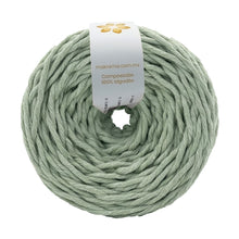 Cargar imagen en el visor de la galería, Hilaza Algodón 3mm Makrama 100m Verde Salvia
