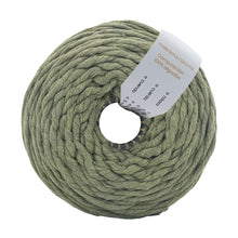 Cargar imagen en el visor de la galería, Hilaza Algodón 3mm Makrama 1kg Verde Laurel