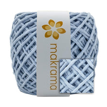 Cargar imagen en el visor de la galería, Hilaza Algodón 3mm Makrama 100m Azul Pastel