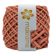 Cargar imagen en el visor de la galería, Hilaza Algodón 3mm Makrama 100m Ladrillo