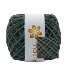 Cargar imagen en el visor de la galería, Cuerda Algodón Mini 2mm Makrama 150gr Verde Oliva