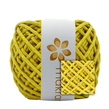 Cargar imagen en el visor de la galería, Hilaza Algodón Mini 3mm Makrama 150gr Amarillo Canario
