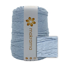 Cargar imagen en el visor de la galería, Hilaza Algodón 3mm Makrama 1kg Azul Pastel