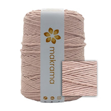 Cargar imagen en el visor de la galería, Hilaza Algodón 3mm Makrama 1kg Rosa Piñon
