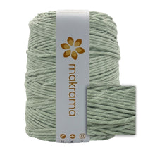 Cargar imagen en el visor de la galería, Hilaza Algodón 3mm Makrama 1kg Verde Salvia