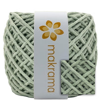 Cargar imagen en el visor de la galería, Hilaza Algodón 3mm Makrama 100m Verde Salvia