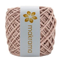 Cargar imagen en el visor de la galería, Hilaza Algodón 3mm Makrama 100m Rosa Piñon