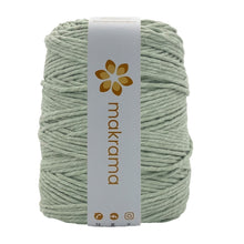 Cargar imagen en el visor de la galería, Hilaza Algodón 3mm Makrama 1kg Verde Salvia