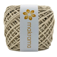 Cargar imagen en el visor de la galería, Hilaza Algodón 3mm Makrama 100m Café Latte