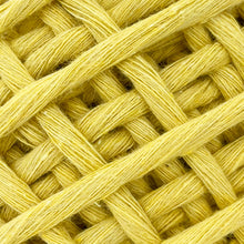 Cargar imagen en el visor de la galería, Hilaza Algodón Mini 3mm Makrama 150gr Amarillo Mantequilla