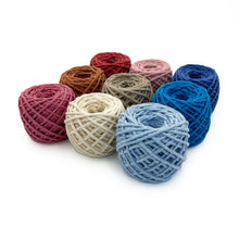 Cargar imagen en el visor de la galería, Mix Hilaza Algodón Makrama 2mm MIni Colores Surtidos 9pz (CH)