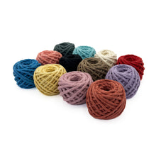 Cargar imagen en el visor de la galería, Mix Hilaza Algodón 4mm Makrama Colores Surtidos 12pz (CH)