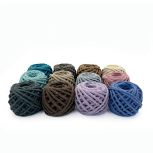 Cargar imagen en el visor de la galería, Mix Hilaza Algodón 4mm Makrama Colores Surtidos 12pz (M)