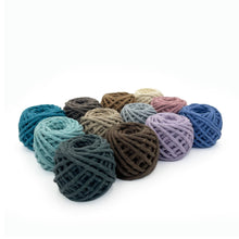 Cargar imagen en el visor de la galería, Mix Hilaza Algodón 4mm Makrama Colores Surtidos 12pz (M)