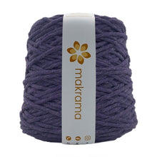 Cargar imagen en el visor de la galería, Hilaza Algodón 4mm Makrama 1kg Morado Oscuro