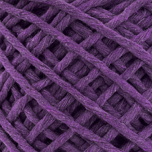 Cargar imagen en el visor de la galería, Hilaza Algodón 4mm Makrama 500gr Morado Oscuro