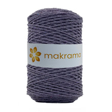 Cargar imagen en el visor de la galería, Cuerda Algodón 2mm Makrama 500gr Morado Uva