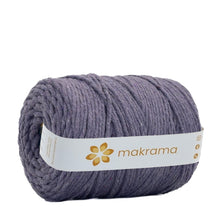 Cargar imagen en el visor de la galería, Hilaza Algodón 3mm Makrama 1kg Morado Uva