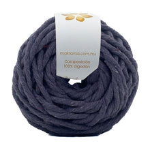 Cargar imagen en el visor de la galería, Hilaza Algodón Mini 3mm Makrama 150gr Morado Uva