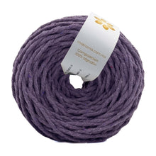 Cargar imagen en el visor de la galería, Hilaza Algodón 3mm Makrama 100m Morado Uva