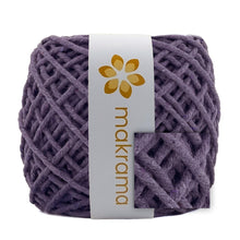 Cargar imagen en el visor de la galería, Hilaza Algodón 3mm Makrama 100m Morado Uva