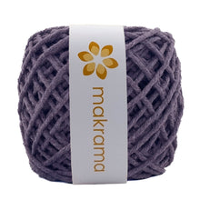 Cargar imagen en el visor de la galería, Hilaza Algodón 3mm Makrama 100m Morado Zarza