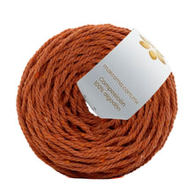 Cargar imagen en el visor de la galería, Cuerda Algodón Mini 2mm Makrama 150gr Ladrillo