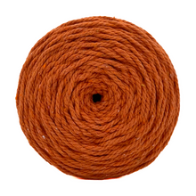 Cargar imagen en el visor de la galería, Cuerda Algodón 2mm Makrama 500gr Naranja