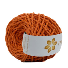 Cargar imagen en el visor de la galería, Cuerda Algodón Mini 2mm Makrama 150gr Naranja