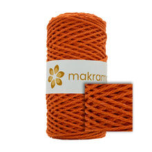 Cargar imagen en el visor de la galería, Cuerda Algodón 2mm Makrama 100m Naranja