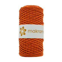 Cargar imagen en el visor de la galería, Cuerda Algodón 2mm Makrama 100m Naranja