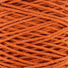 Cargar imagen en el visor de la galería, Cuerda Algodón 2mm Makrama 100m Naranja