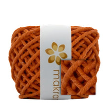 Cargar imagen en el visor de la galería, Hilaza Algodón Mini 3mm Makrama 150gr Naranja