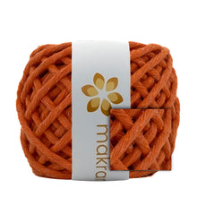Cargar imagen en el visor de la galería, Hilaza Algodón Mini 4mm Makrama 150gr Naranja